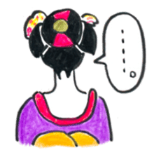 Maiko, dancing geisha sticker #2220669