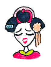 Maiko, dancing geisha sticker #2220681