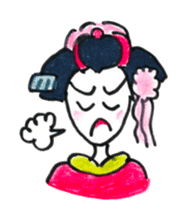 Maiko, dancing geisha sticker #2220683