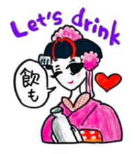 Maiko, dancing geisha sticker #2220696