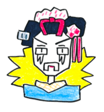 Maiko, dancing geisha sticker #2220701