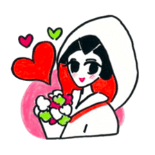 Maiko, dancing geisha sticker #2220702