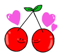 cherry twinz sticker #2220749