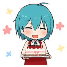 Boy students 2 sticker #2221977