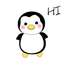 Penguin baby lovely sticker #2222024