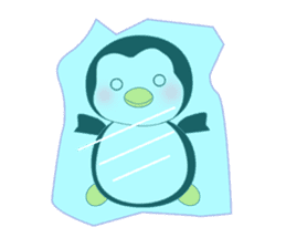 Penguin baby lovely sticker #2222027