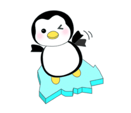 Penguin baby lovely sticker #2222029