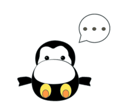 Penguin baby lovely sticker #2222037