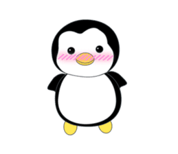 Penguin baby lovely sticker #2222049