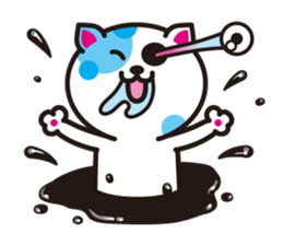 the zonb cat sticker #2222357