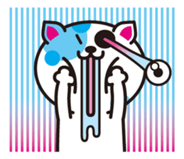 the zonb cat sticker #2222371