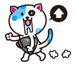 the zonb cat sticker #2222372