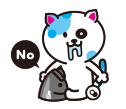 the zonb cat sticker #2222373