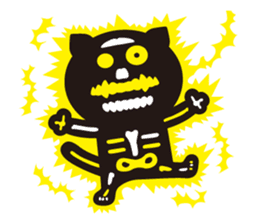 the zonb cat sticker #2222383