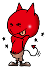 Little bit Red sticker #2222431