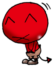 Little bit Red sticker #2222433