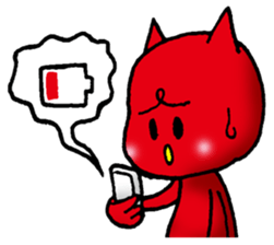 Little bit Red sticker #2222434