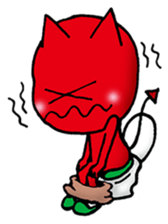 Little bit Red sticker #2222443