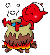 Little bit Red sticker #2222446