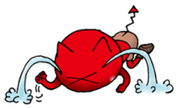 Little bit Red sticker #2222456