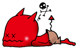 Little bit Red sticker #2222459