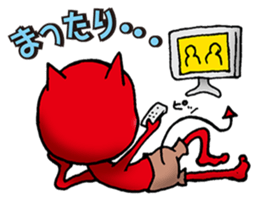 Little bit Red sticker #2222461