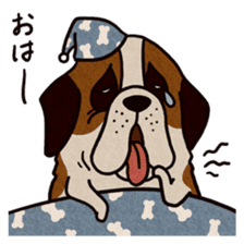 The Dog Saint Bernard sticker #2222544