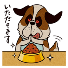 The Dog Saint Bernard sticker #2222546