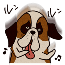 The Dog Saint Bernard sticker #2222547