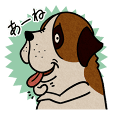 The Dog Saint Bernard sticker #2222560