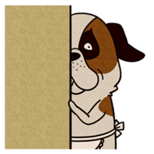 The Dog Saint Bernard sticker #2222564