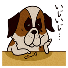 The Dog Saint Bernard sticker #2222565