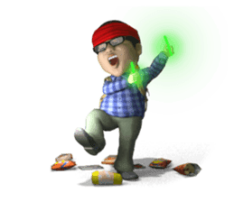 Otaku's 3D Sticker-Part 1 sticker #2223748