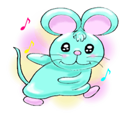 "Lucky" of mouse sticker #2223878