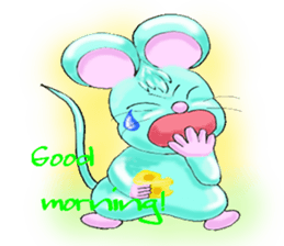 "Lucky" of mouse sticker #2223880