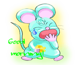 "Lucky" of mouse sticker #2223880