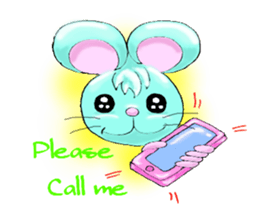 "Lucky" of mouse sticker #2223887