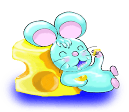 "Lucky" of mouse sticker #2223890
