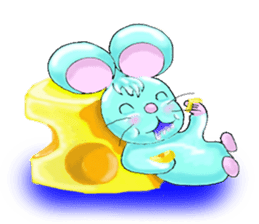 "Lucky" of mouse sticker #2223890