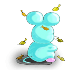 "Lucky" of mouse sticker #2223891