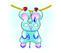 "Lucky" of mouse sticker #2223896