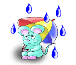 "Lucky" of mouse sticker #2223899