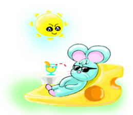 "Lucky" of mouse sticker #2223900