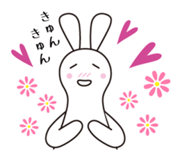 Polite Rabbit Sticker sticker #2224371