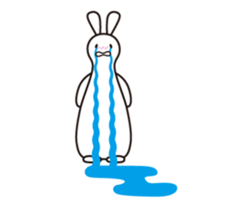 Polite Rabbit Sticker sticker #2224382