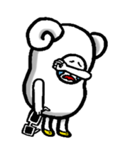 sheep person (Hitsujin) Mary !!!!! sticker #2225717
