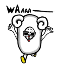 sheep person (Hitsujin) Mary !!!!! sticker #2225719