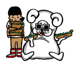 sheep person (Hitsujin) Mary !!!!! sticker #2225733