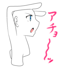 pretty face sticker #2225973