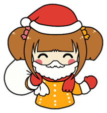 Merry Christmas with Mary & Snow sticker #2226265